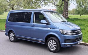 Acapulco Blue VW Campervan T6 driver side 3