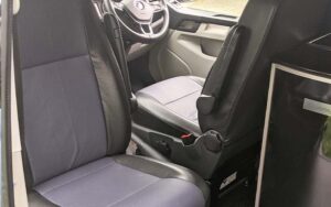 Acapulco Blue VW Campervan T6 front captains seat