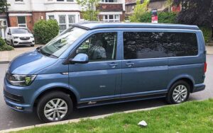 Acapulco Blue VW Campervan T6 passenger side 3