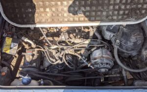VW T25 for sale in london engine bay